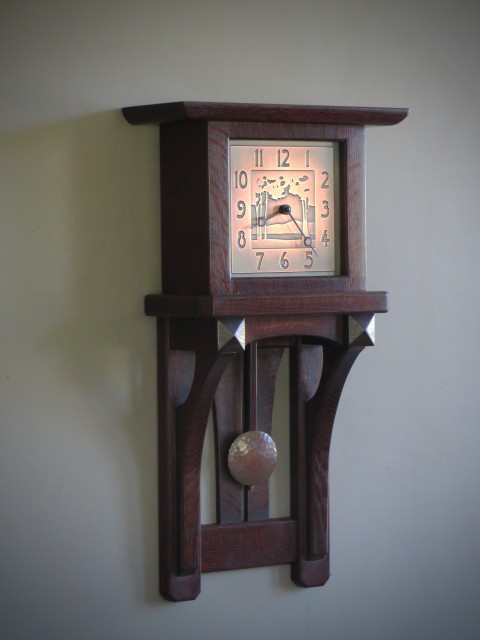 Arts and Crafts, Craftsman, Clocks