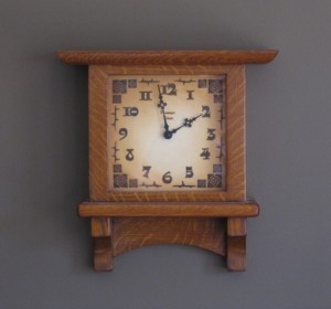 Arts and Crafts, Craftsman, Clock